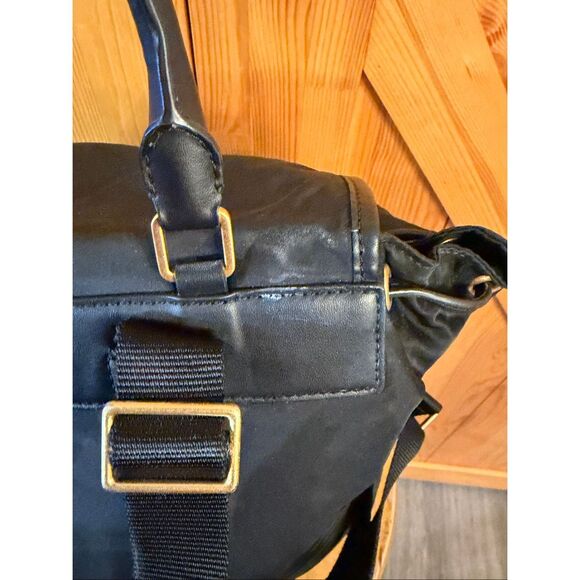 Tory Burch Perry Nylon Backpack Black Cinch (6207) - Picture 7 of 12